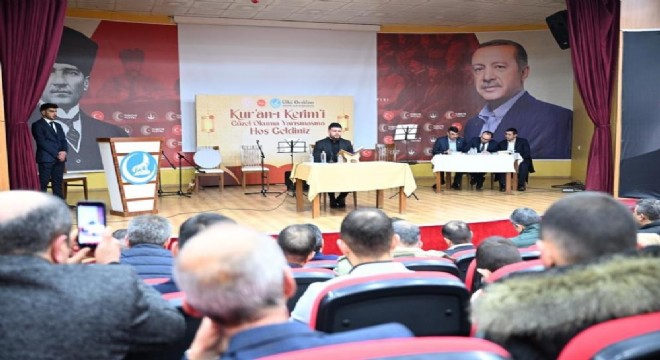 Kur'an-ı Kerim'i güzel okuyanlar ödüllendirildi